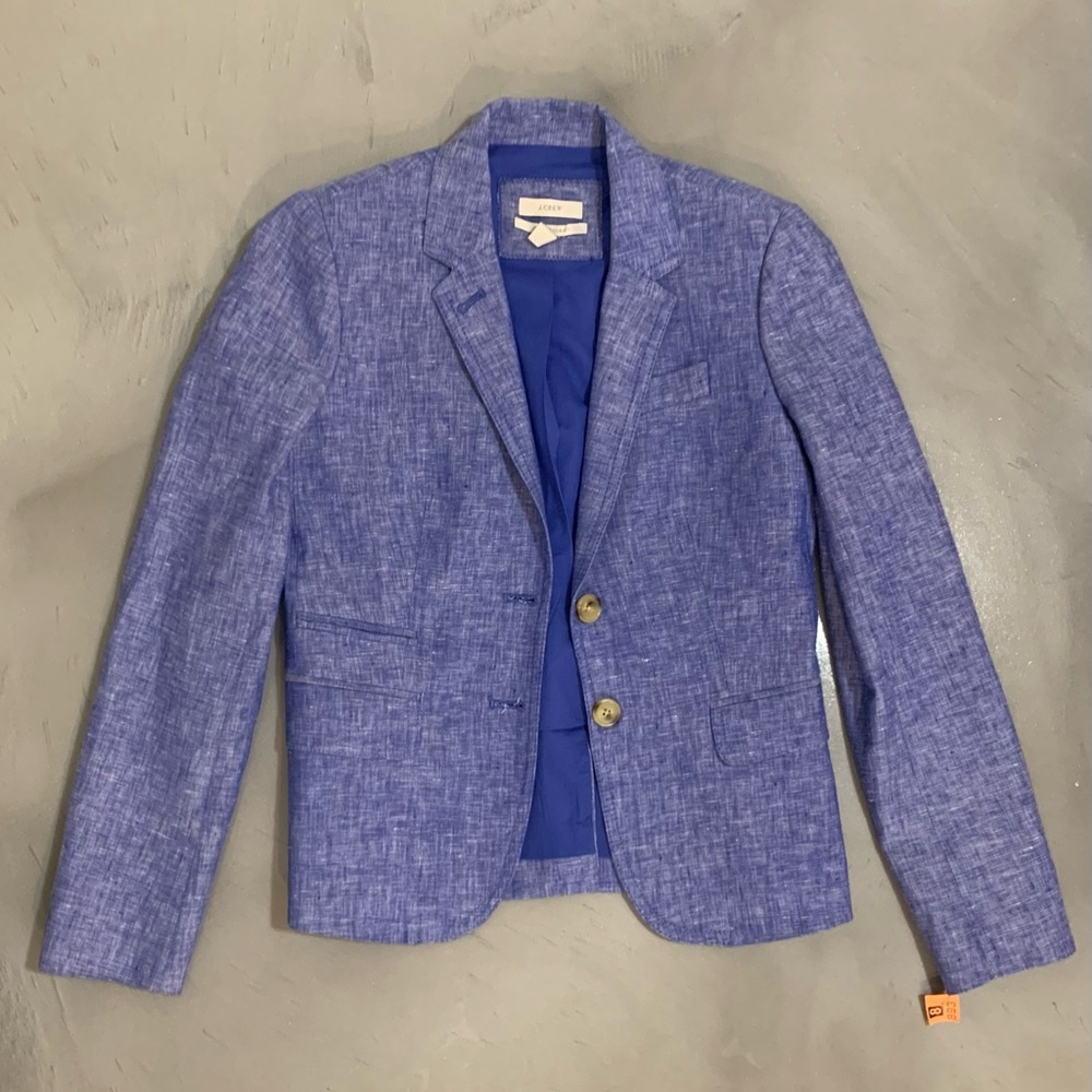 J. Crew Schoolboy Linen Blazer